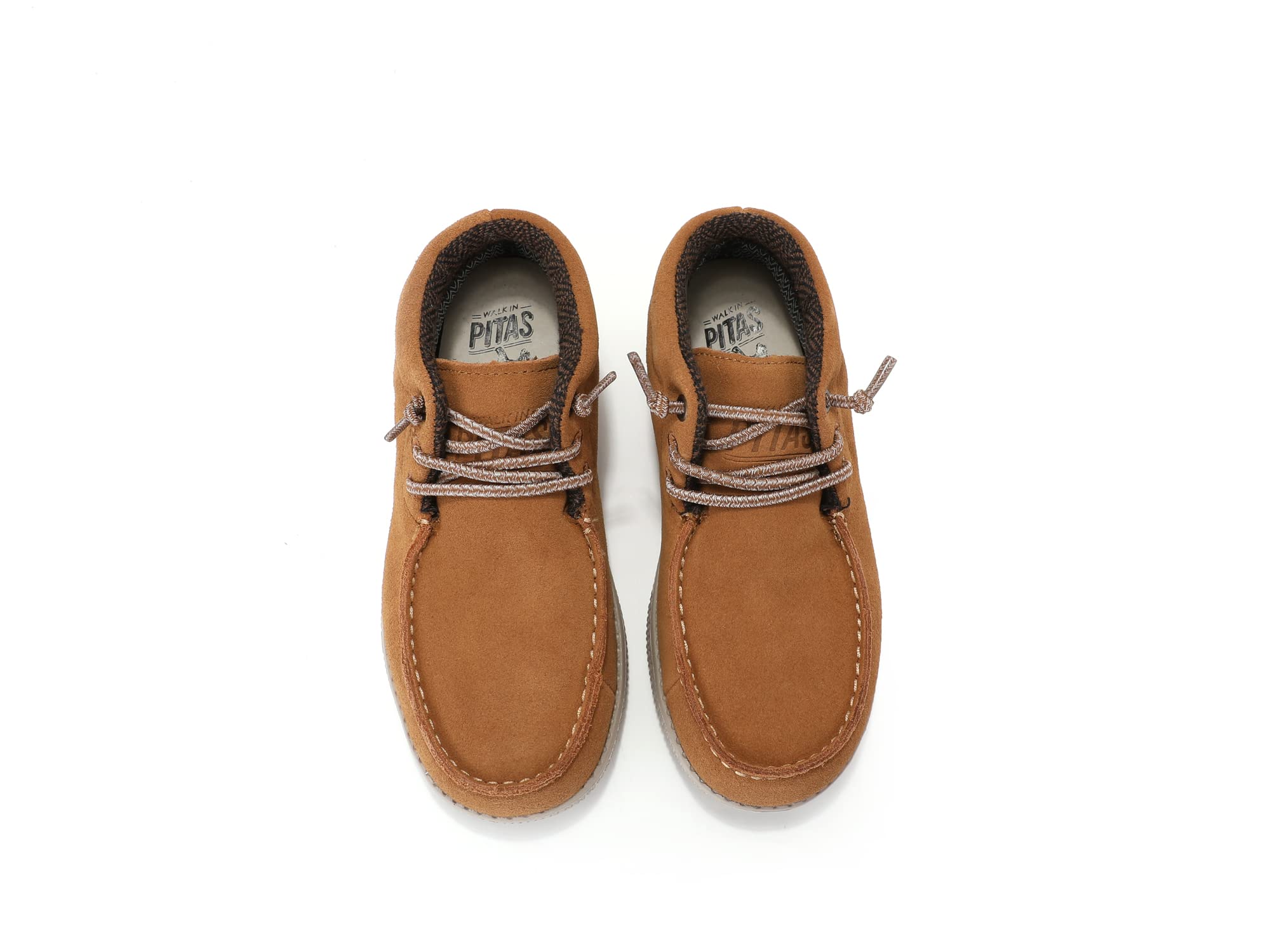 WALK IN PITAS | WP150 HIPROOF JR | Bota de Niño Casual | Botín de Serraje de Niños con Cordones | Bota Urbana Caña Baja | Calzado Cómodo de Niño | Zapatillas Casual Invierno Niño | Zapatos PITAS Niño