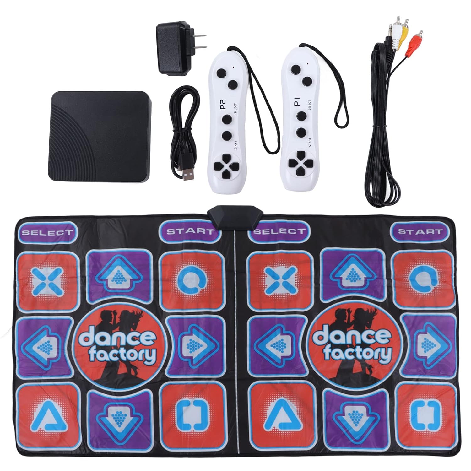 Buy Cryfokt Double Player Dance Mat, PC USB Dancing Mat Compatible for