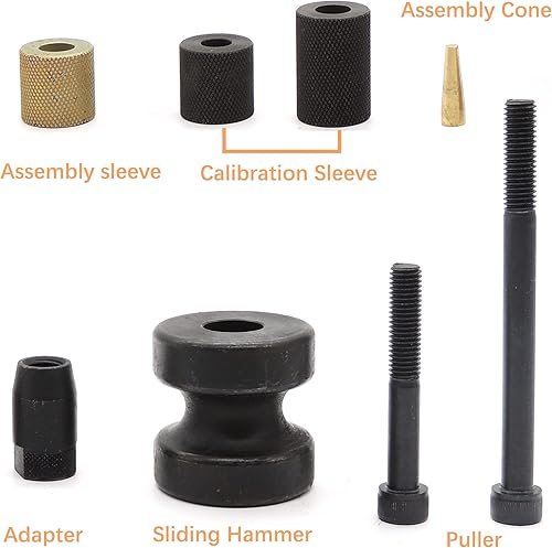 Miniatura 2 de HiSport Juego de herramientas de instalación de extractor de inyectores y sellos de teflón, compatible con BMW 335i, 335xi, X5 3.0L 2007-2010 550i