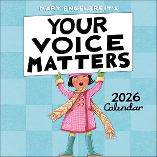 Mary Engelbreit's Your Voice Matters 2026 Wall Calendar