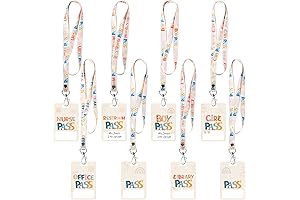 Boho Style Hall Passes for Effortless Classroom Management