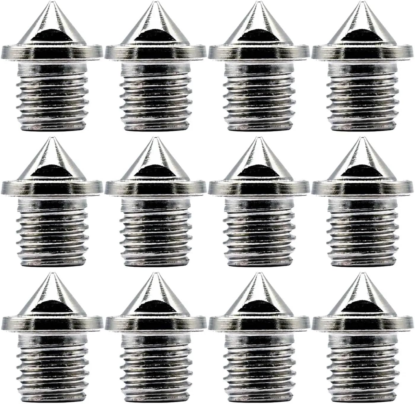 36Pcs Sturdy Short Running Shoes Sprint Sports Alloy Steel Spikes for Hiking High Jump Jogging Climbing