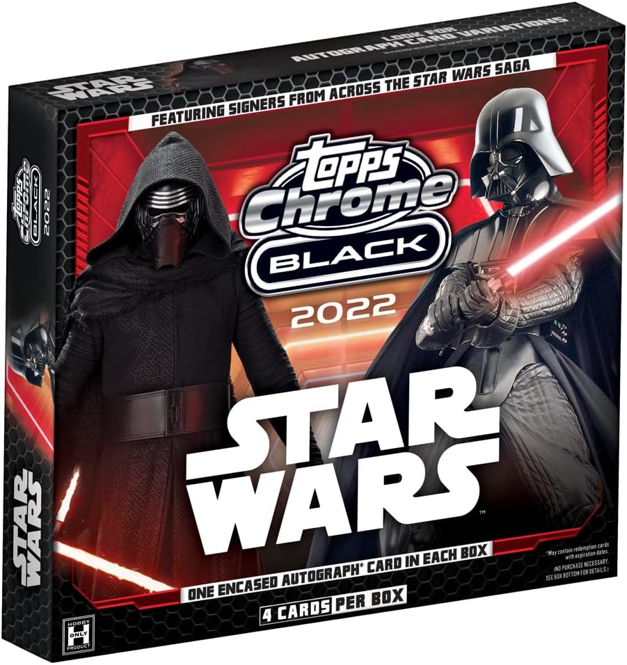 2022 Topps Chrome Black Star Wars Hobby Box Everything Else