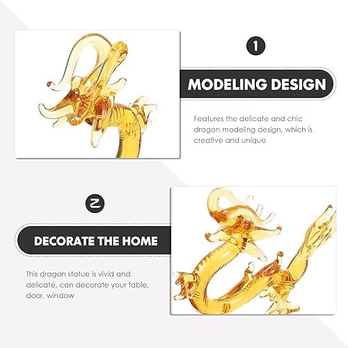 Miniatura 5 de Decoración para el hogar Estatuilla de dragón de escritorio Decoración Animal Decorativo Dragón Figura China Dragón Chino Decoración Decoración para