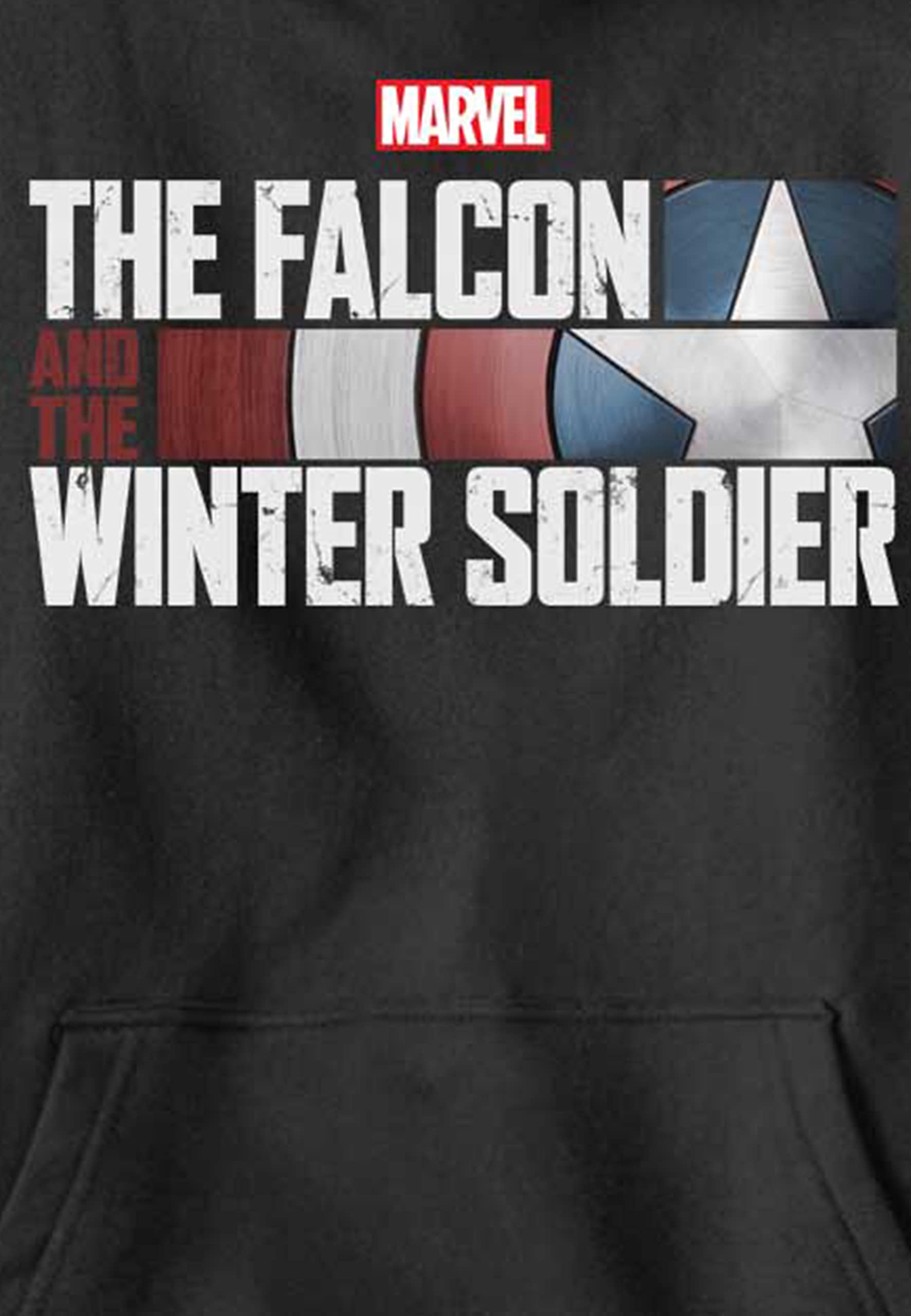 Marvel Falcon & WS, Sudadera Bebe Niños, Schwarz,