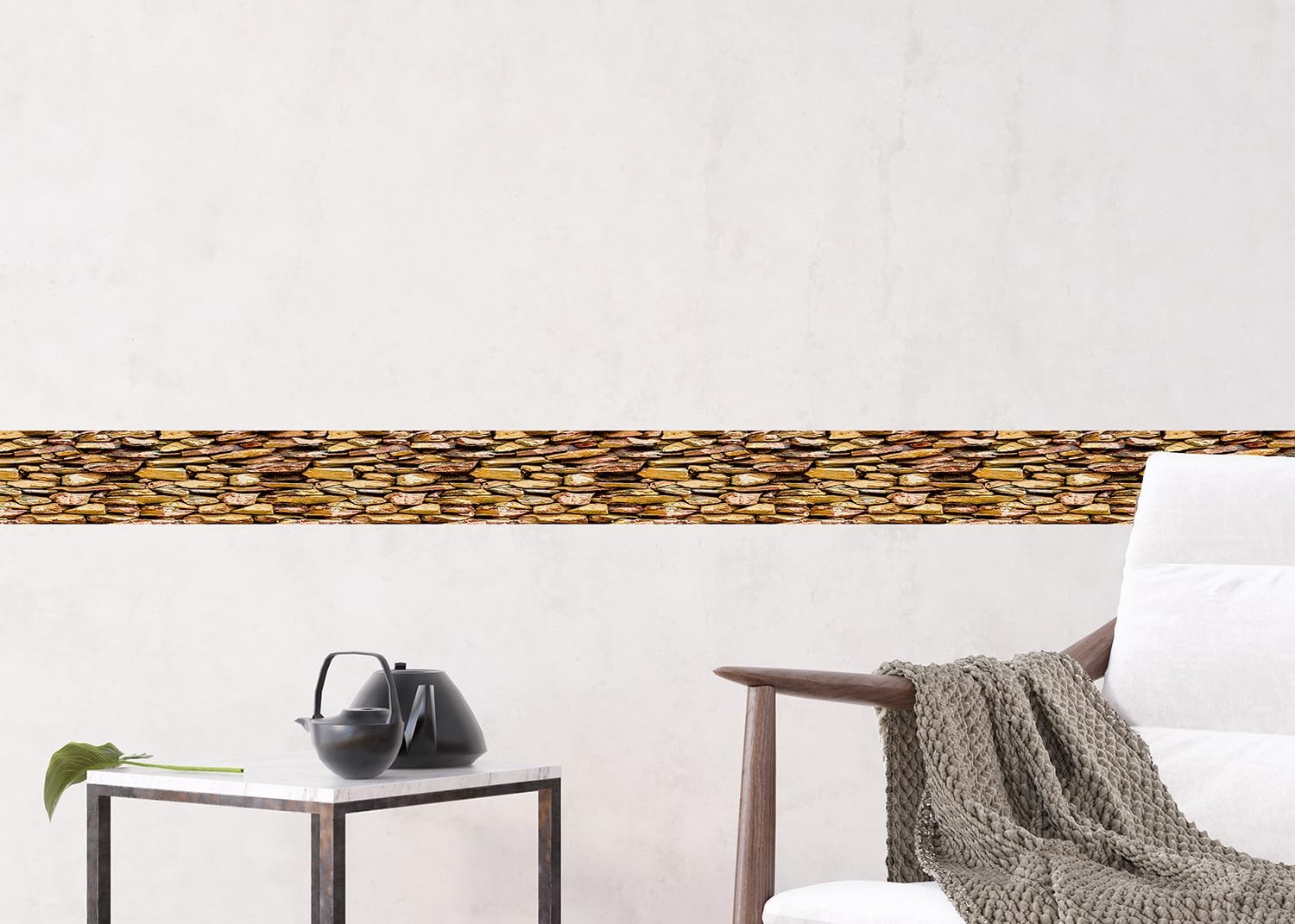 AG Design Border, PVC Film, Multicolor, 0.14 x 5 m /5,5 x 197 inches