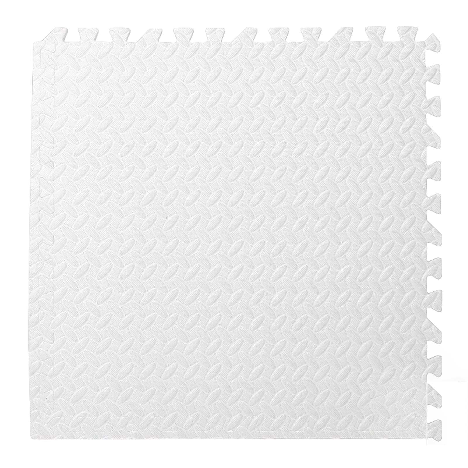 Tappeto Puzzle Eva 4 Pezzi, Tappetino Pavimento in Schiuma Fitness Sport Yoga Ginnastica, Materassino Tatami Ad Incastro per Allenamento, Ammortizzazione E Installazione Facile