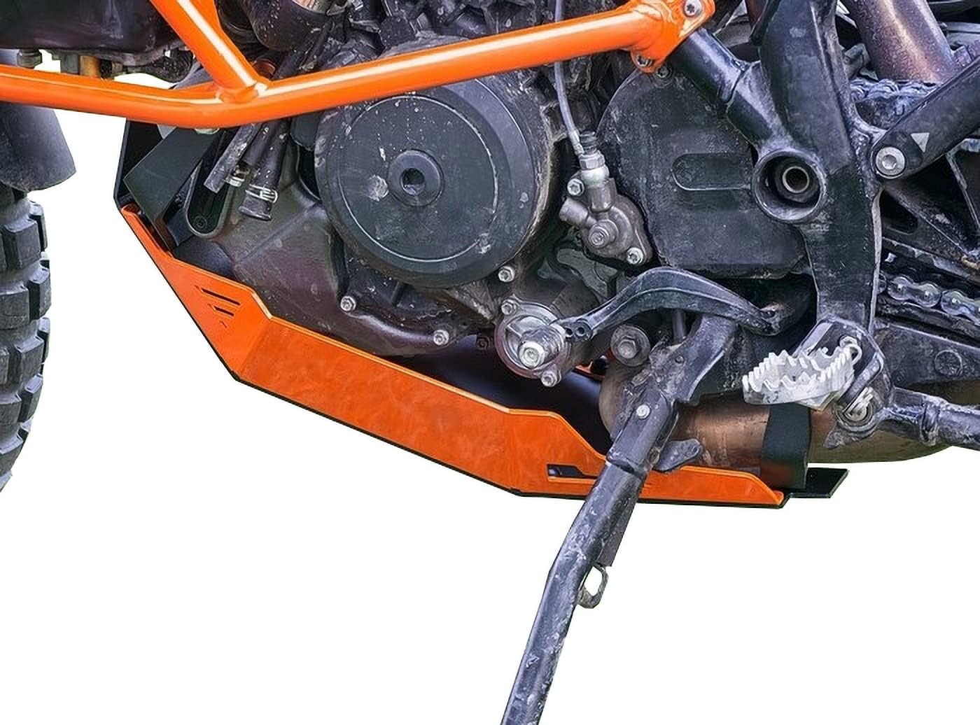 Skid Plate for KTM 1090/1190 Adventure / 1290 Super Adventure 2015-2022 Black - Orange