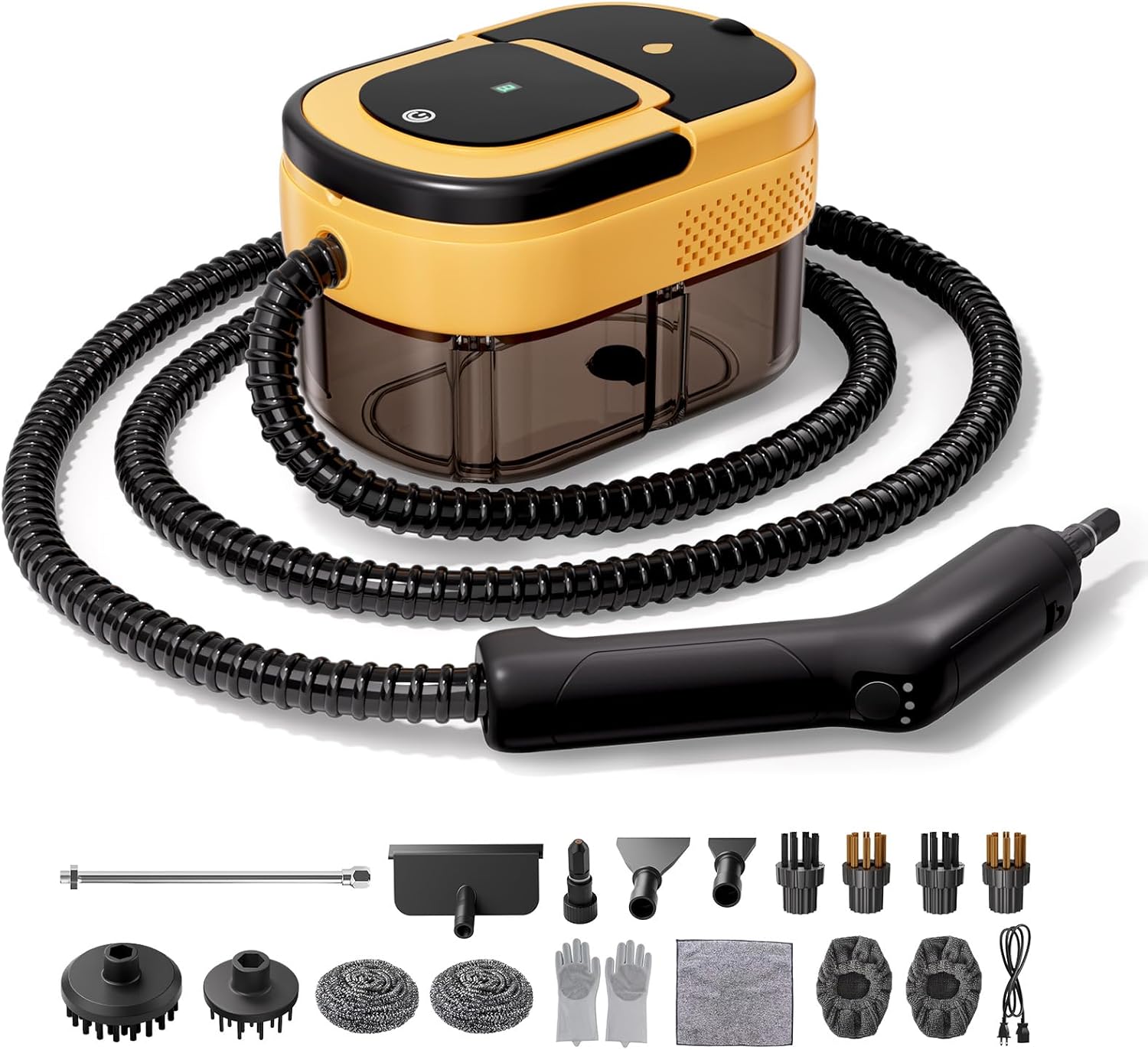 Steam Cleaner for Home & Car-Portable Handheld Steamer for Cleaning 3-Level Adjustable, 15s Heat-Up, Handheld Steam Cleaner for Home