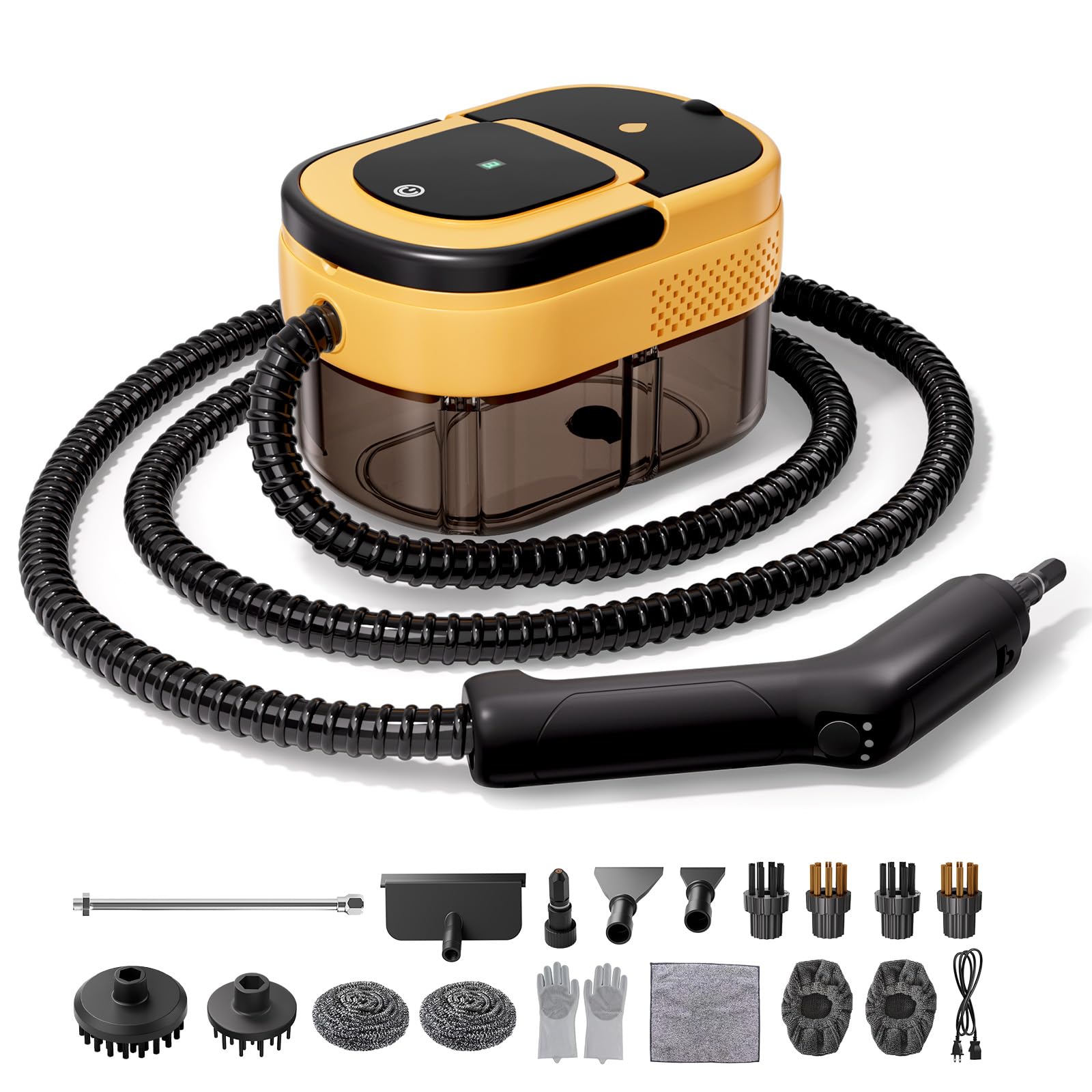 Steam Cleaner for Home Car-Portable Handheld Steamer for Cleaning 3-Level Adjustable 15s Heat-Up Handheld Steam Cleaner for Home