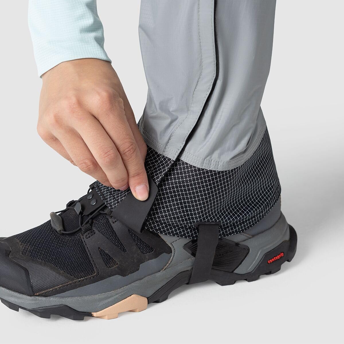 Outdoor Research Guêtres Helium UL pour femme | Protège-jambes imperméables ultralégers pour la randonnée et la course à pied, haut cintré, crochet en dentelle