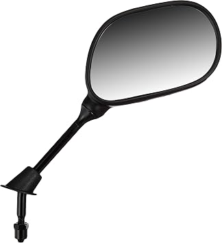Bike Parts Center Motorcycle Mirror No. 7 8mm Oval, For Honda, Right, Clockwise Screw, 6026