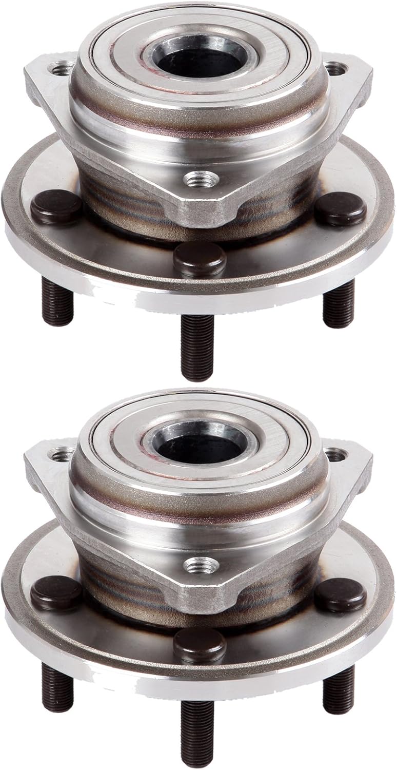 SCITOO Wheel Hub Bearing for Jeep Wrangler 00-06 for Tj 00-06 for Cherokee 99-01 5 Lugs 513158 New Front Hub Assembly Both(2)