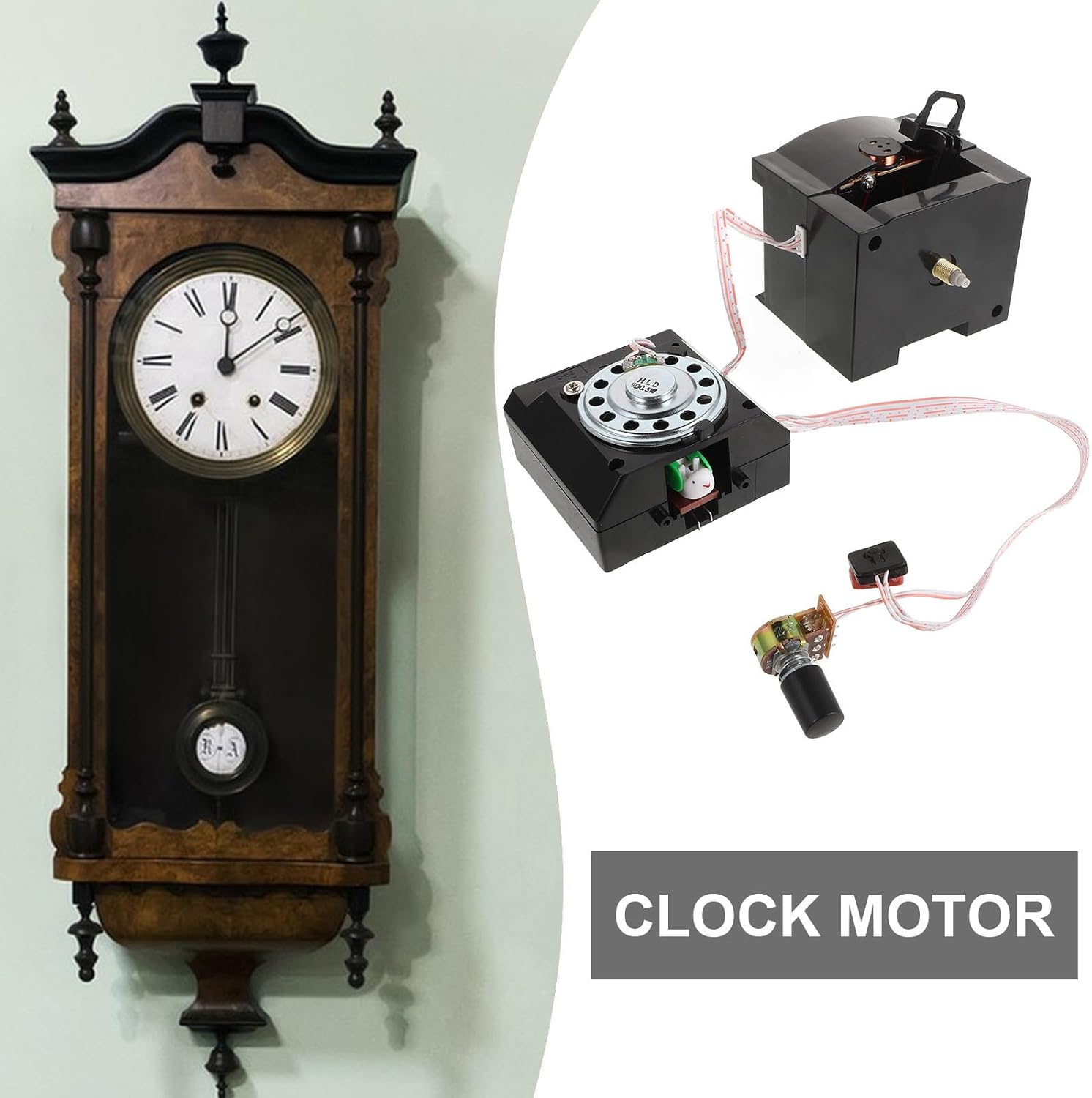 2pcs Cuckoo Wall Clock Movement: Clock Mechanism Cuckoo Parts for Repairing and Replacing Vintage & Antique - Mechanism Movement Part