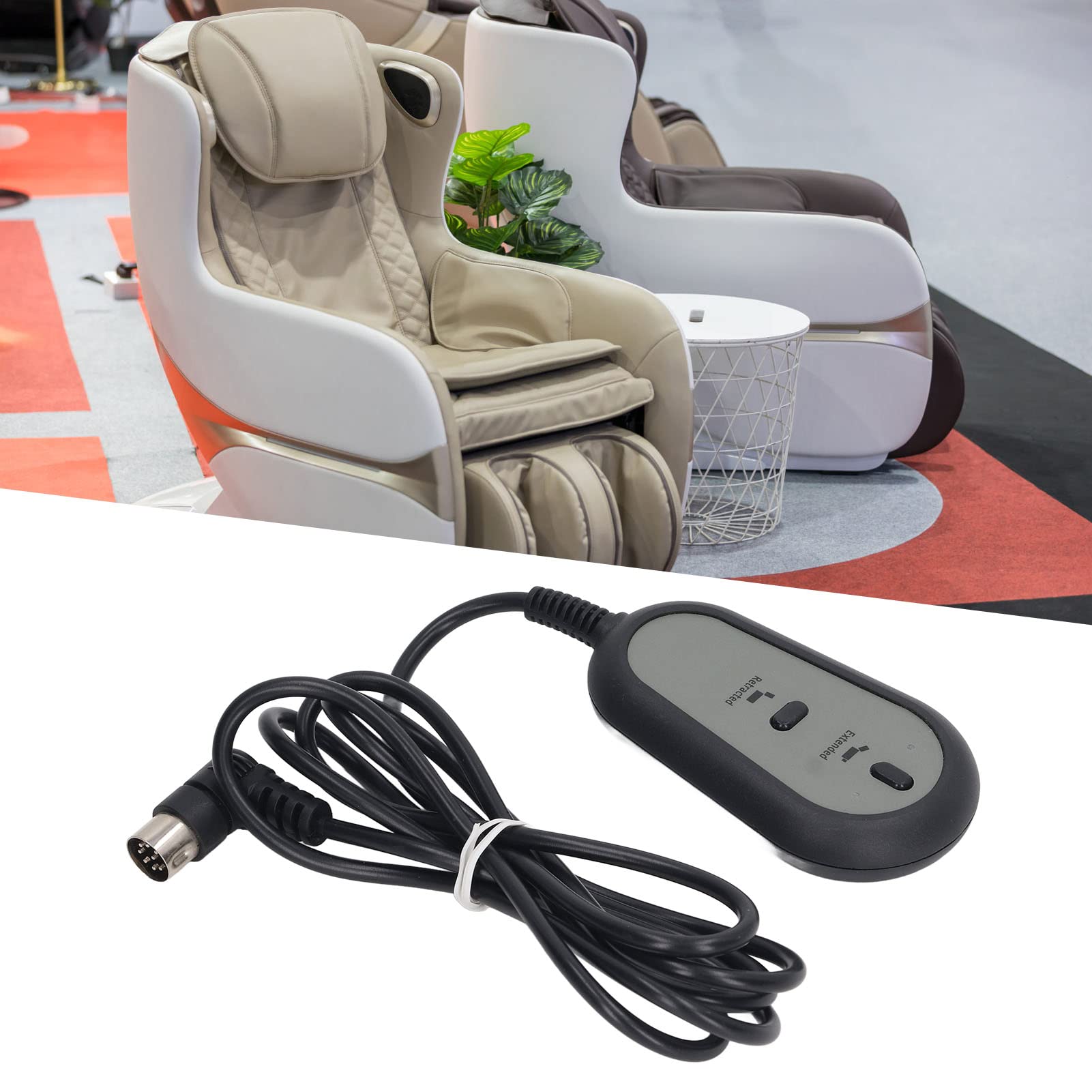 Greensen Lift Chair Hand Control, Remote Control for Lift Chairs, Stand up Chair, Hand Control with 2 Buttons and 8 pins. Perfect Replacement Control for Lift Chairs