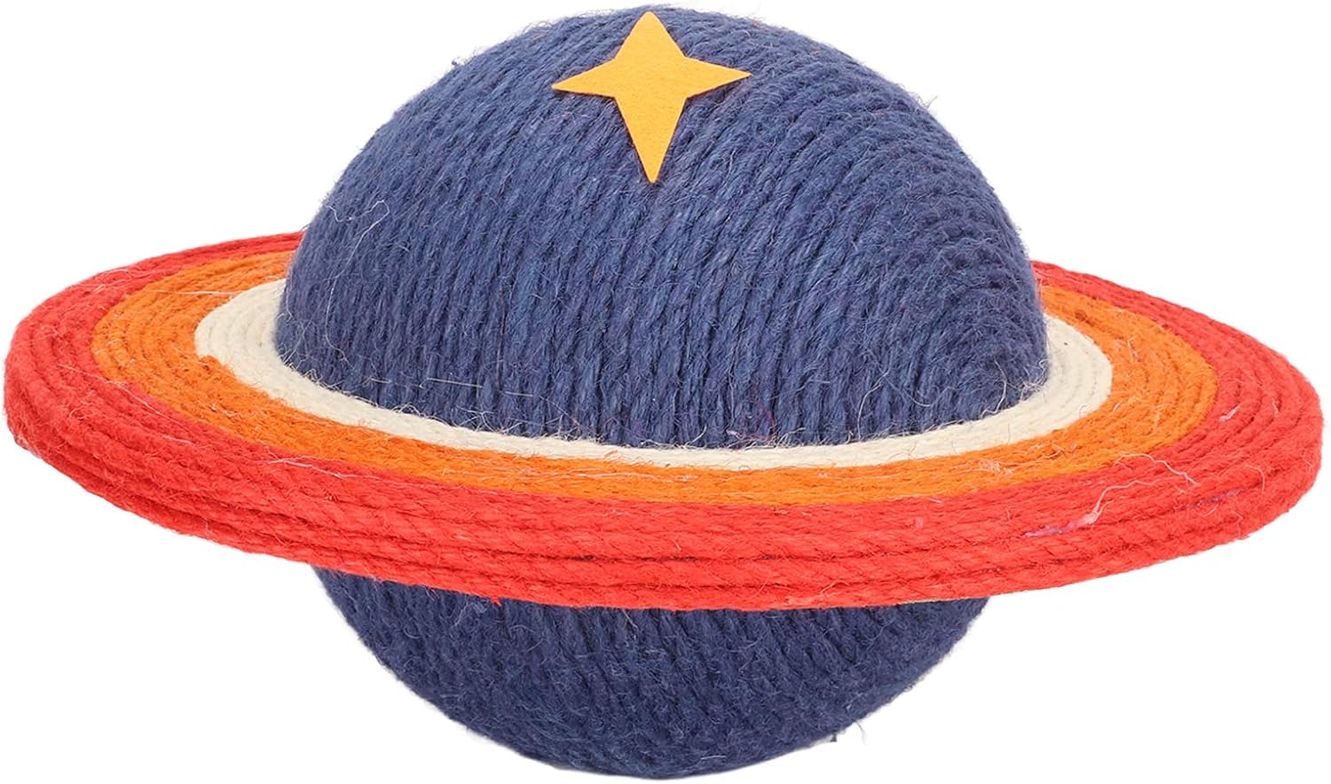 Cat Scratching Posts, Planet Shape Sisal Cat Scratcher, Sisal Cat Scratching Rotatable Ball Interactive Toy, Relieve Boredom Prevents Furniture Damage Kitten Scratch Toy for Cat Kittens