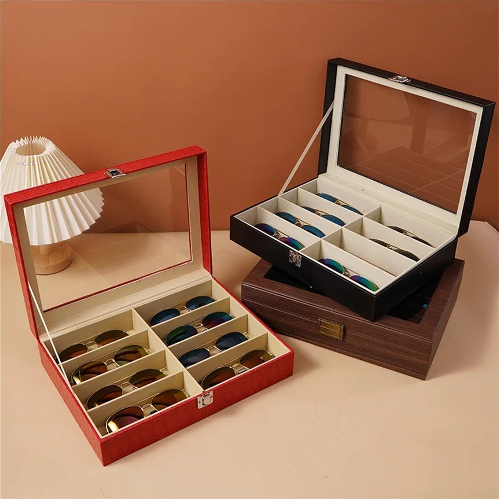 Caja De Almacenamiento Gafas Sol para Gafas