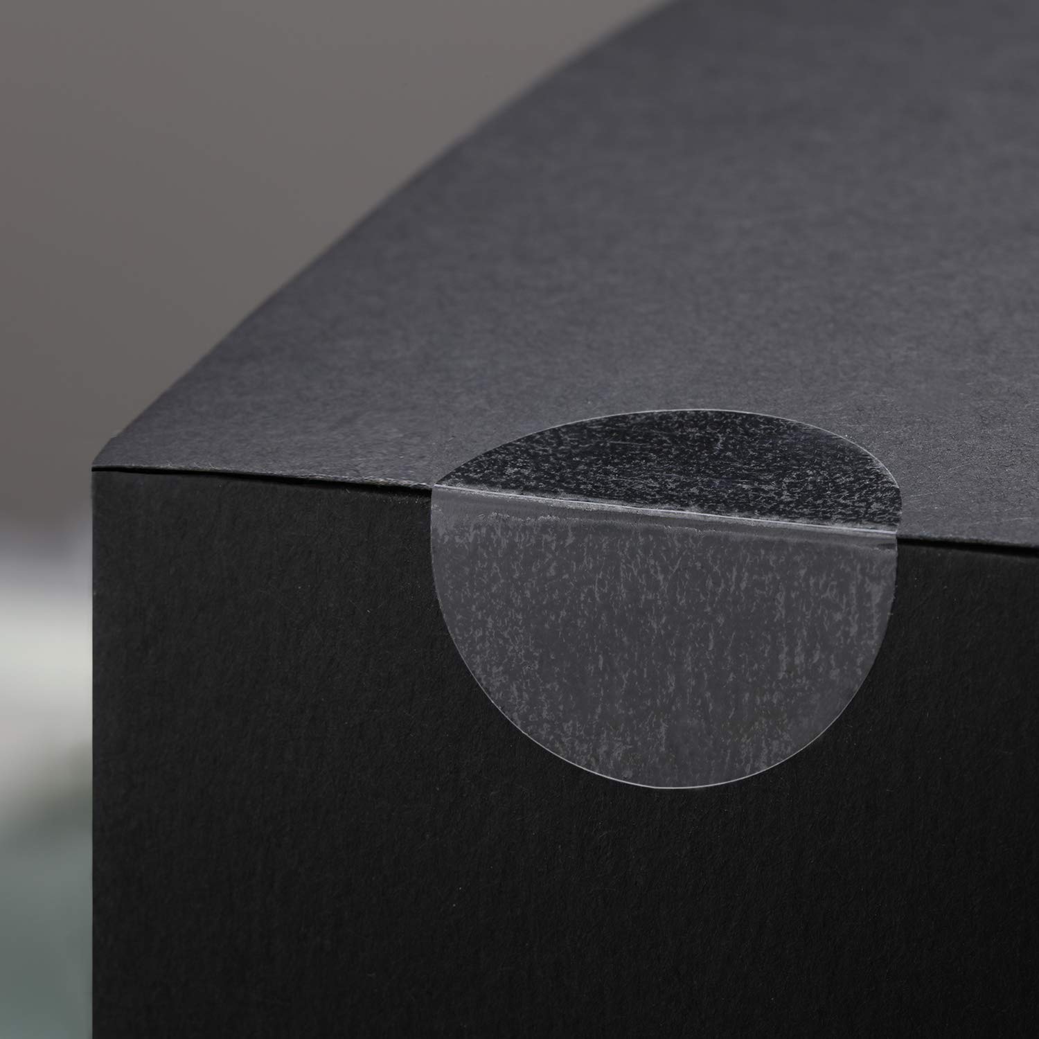 2000 Pieces 1 Inch Clear Seal Stickers Clear Retail Package Seal Labels