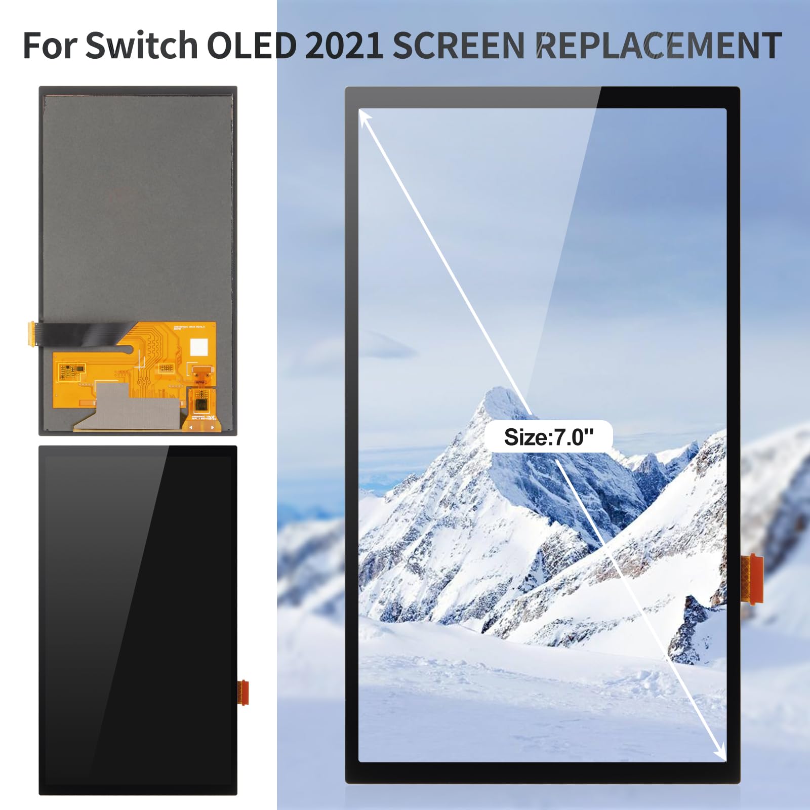 Amazon.com: for Switch OLED Screen 2021 for Switch OLED Digitizer