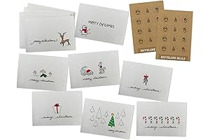 24-Piece Merry Christmas Greeting Card Bundle