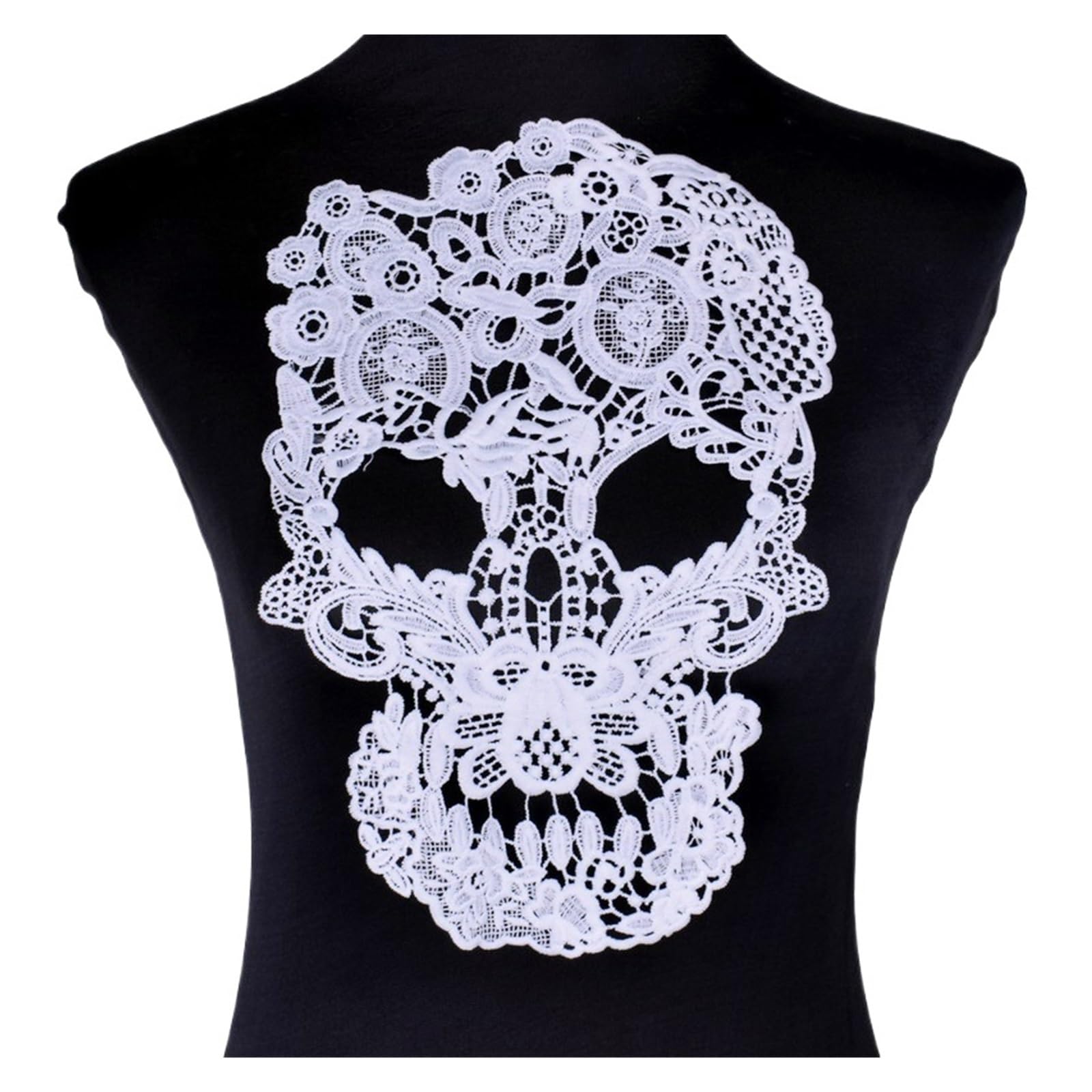 Dentelle applique 3D brodée mercerie scrapbooking et customisation vêtement