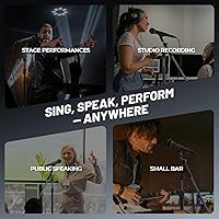 Vista 6 de Phenyx Pro Micrófono vocal dinámico, micrófono cardioide con interruptor de encendido/apagado, cable XLR de 16.4 pies, clip de micrófono, bolsa