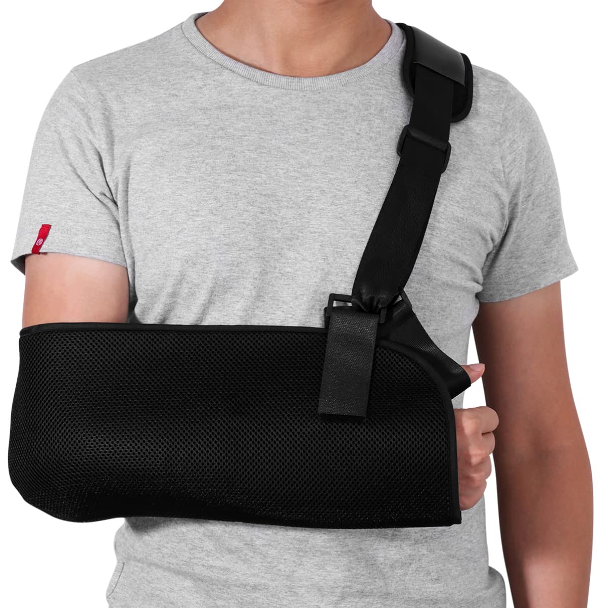 EXCEART Shoulder Injury Sling Arm Injury Sling Adjustable Arm Support Sling Shoulder Immobilizer Sling Elbow Support Sling for Broken& Fractured Bones Dislocation Sprains Strains Tear
