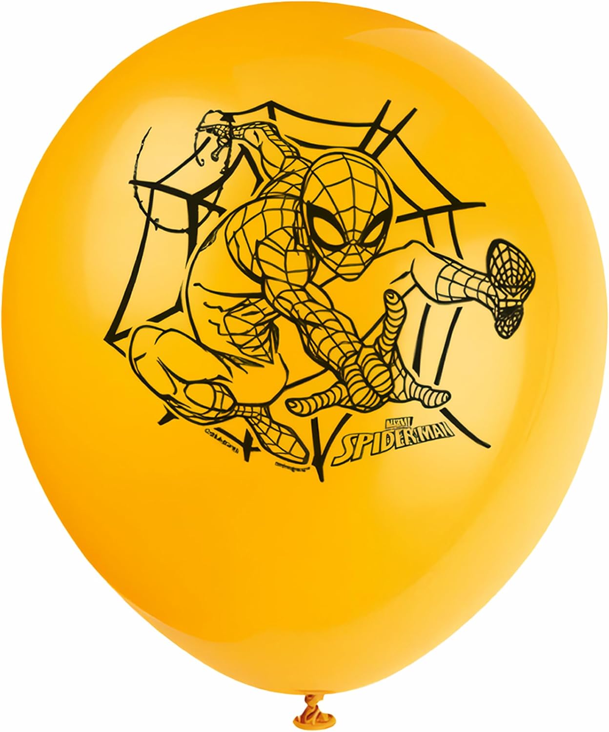 Spider-Man Party Latex Balloons - 12" | Assorted Colors | 8 Pcs