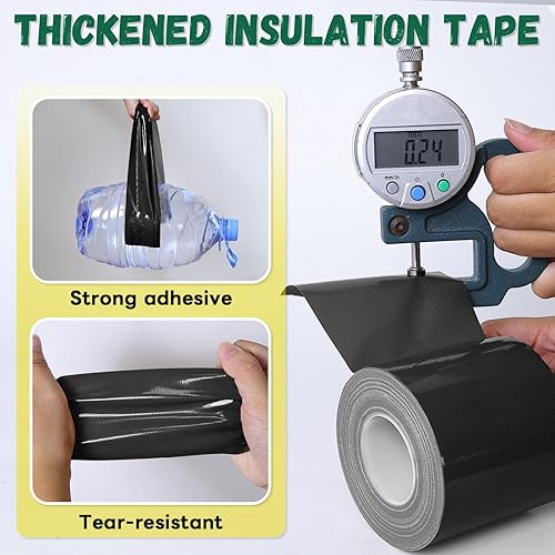 Miniatura 5 de Cinta de Sellado para Ventanas, Aislamiento de Aire Acondicionado de Ventana, Sello de Aire Acondicionado Alrededor del Marco, 3 Pulgadas x 65.5