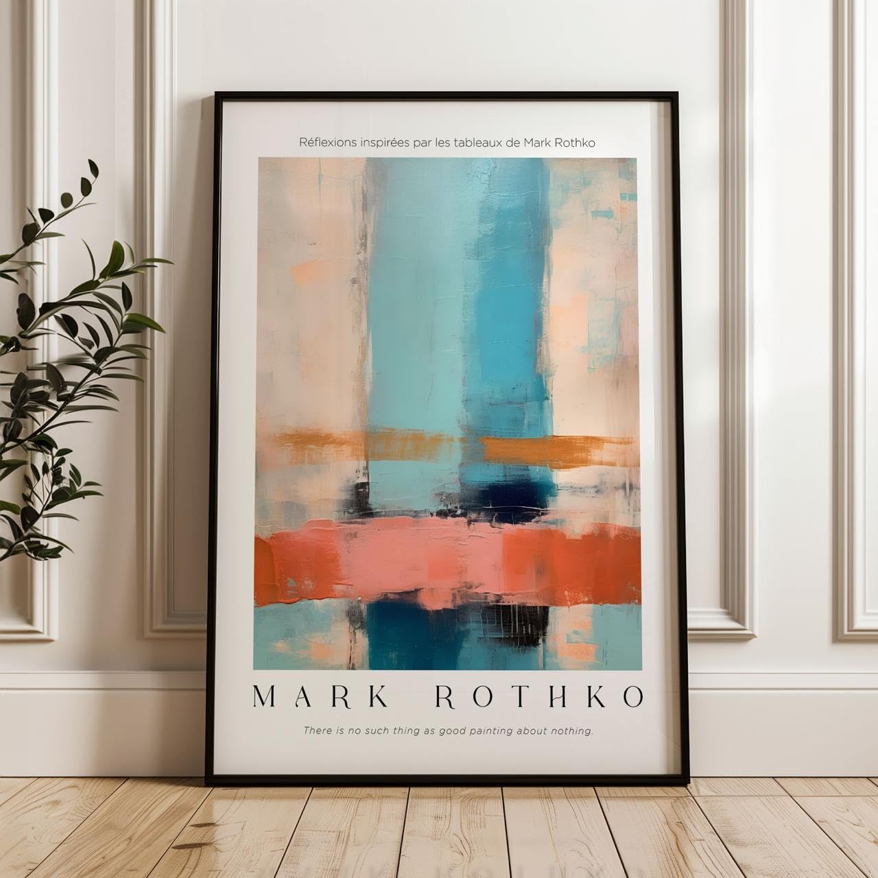 ARTINSPIRIO Mark Rothko - Stampa artistica (solo poster, 70 x 100 cm)