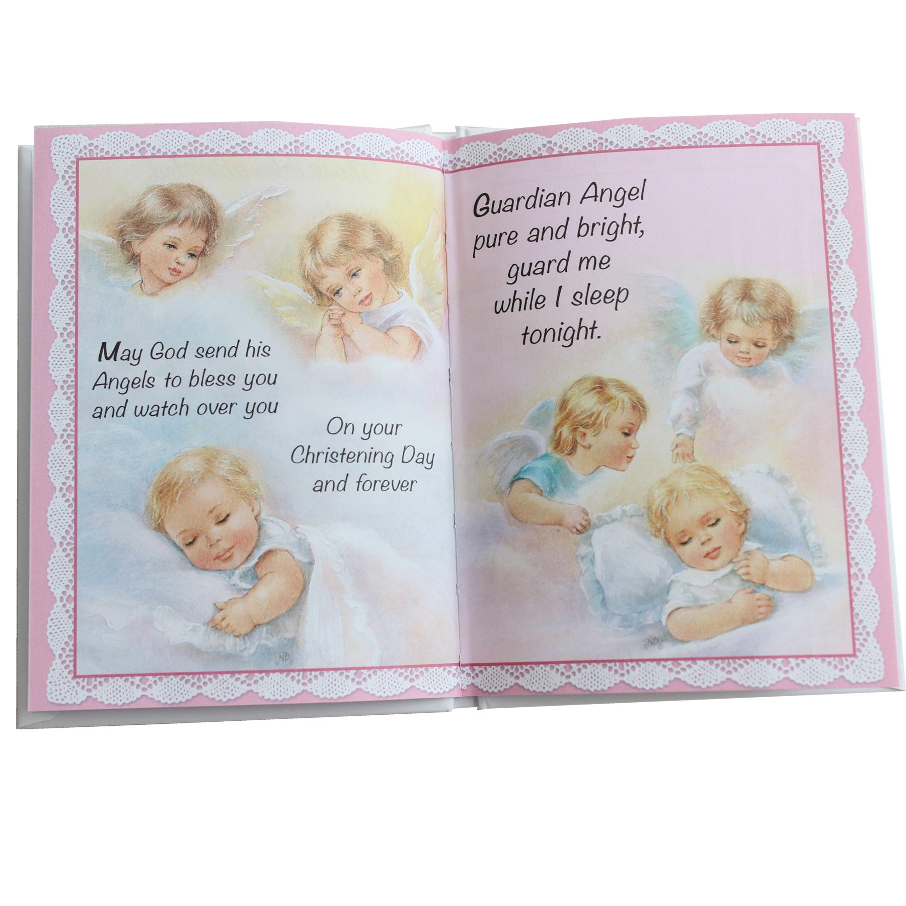 Baby Christening Record Book Keepsake Gift 14cmx10cm - Baby Girl 9969 - Image 4