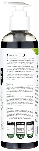 Miniatura 2 de Champú de carbón negro hecho para rastas  Elimina la acumulación de rastas  No hay necesidad de diluir 8 onzas