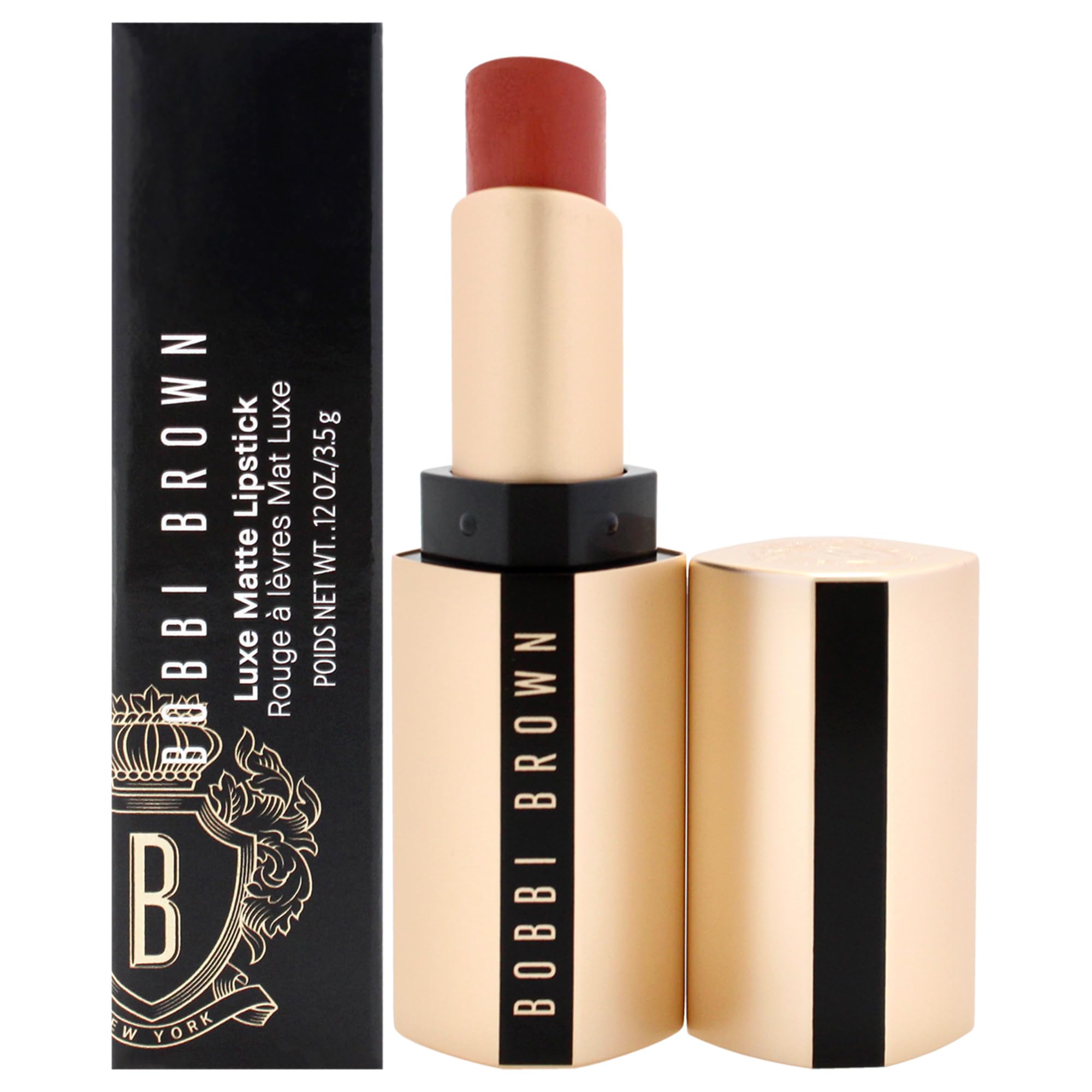 Luxe Matte Lipstick - Afternoon Tea by Bobbi Brown for Women - 0.12 oz Lipstick, Cranberry
