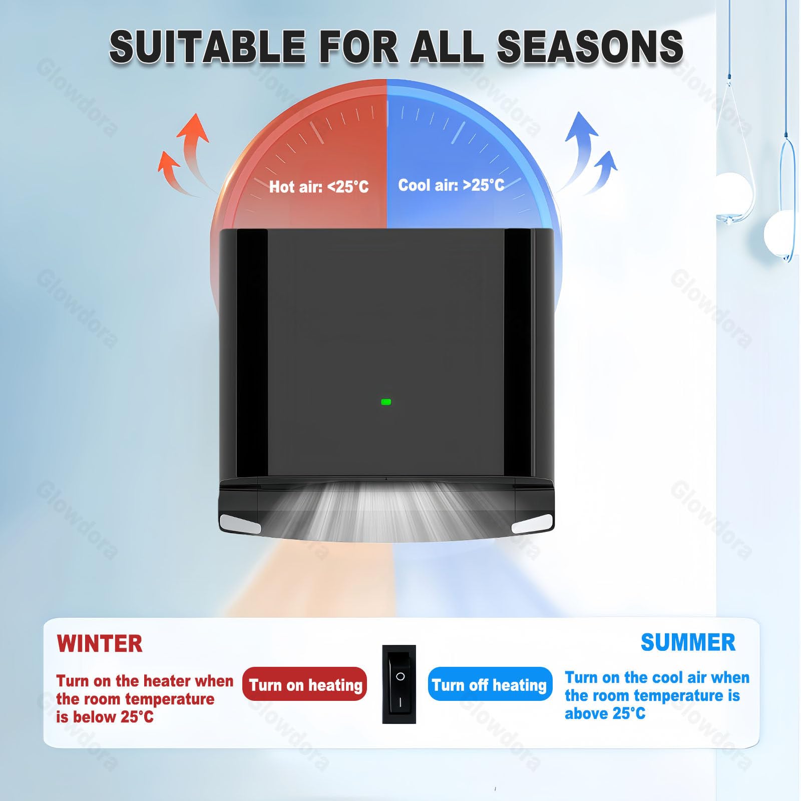 Secador De Manos Eléctrico Comercial Y Doméstico, 1250w De Alta Potencia, >80m/S De Velocidad, 8-10s De Secado Baños De Hotel, Restaurante,Oficina, Casa O Apartamento Silver