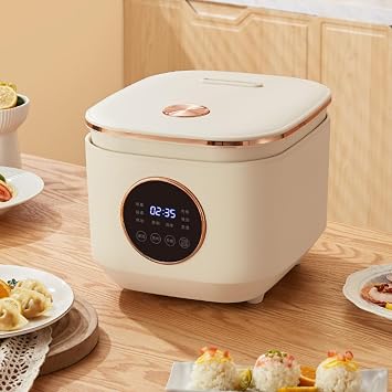 Rice Cooker, 1.6 gal 5 L, Mini Rice Cooker, Cooking Kettle, Multi-functional Rice Cooker, Fast Cooker, Warm Cooker, Reservation Function, Touch Panel Operation, Multi Cooker, Cooking Pot,