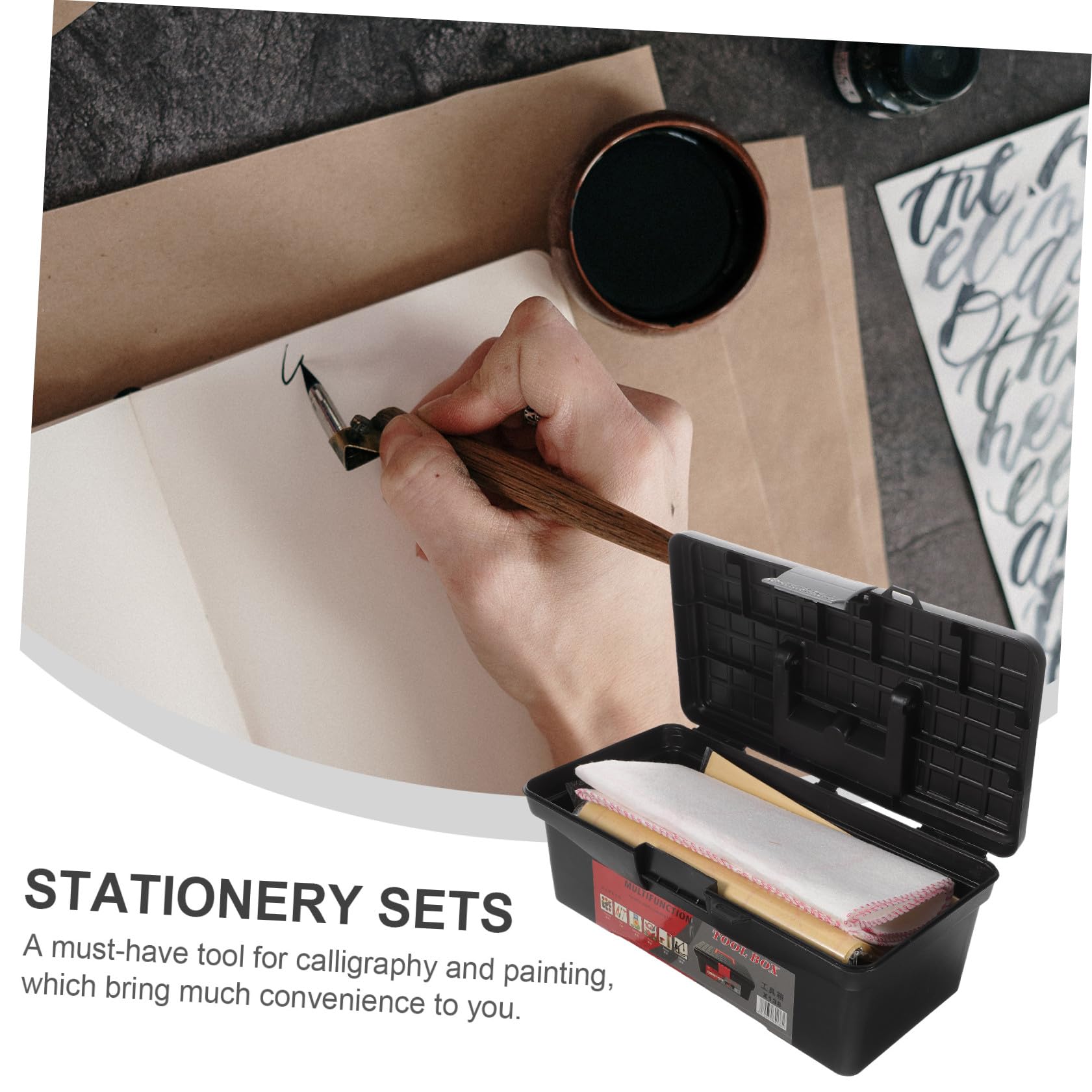 jojofuny Set Calligrafia 1 Pezzo per Principianti Custodia Portatile