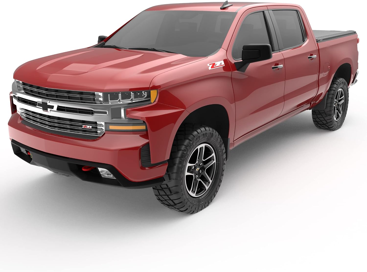 EGR RT039603ML RollTrac Manual Retratable Bed Cover Compatible with Chevrolet Silverado Short Box - Non-HD, Black