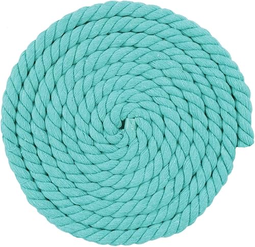 Miniatura 20 de West Coast Paracord - Cuerda de algodón natural trenzada de 3 hebras, 1/4, 1/2, 5/8, 3/4 y 1 pulgada de diámetro, 10, 25, 50, 100 pies