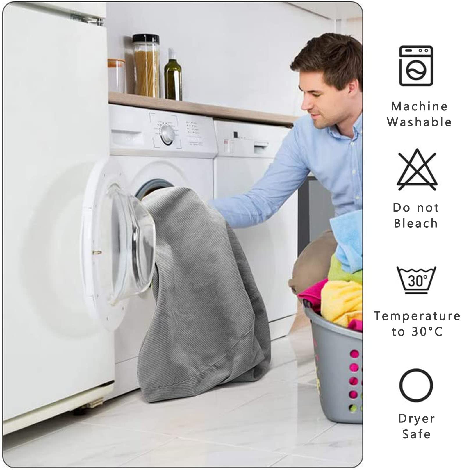 Divano a sacco gigante in pelliccia, poltrona per soggiorno, imbottita in memory foam, per adulti e coppie (solo rivestimento, senza imbottitura)