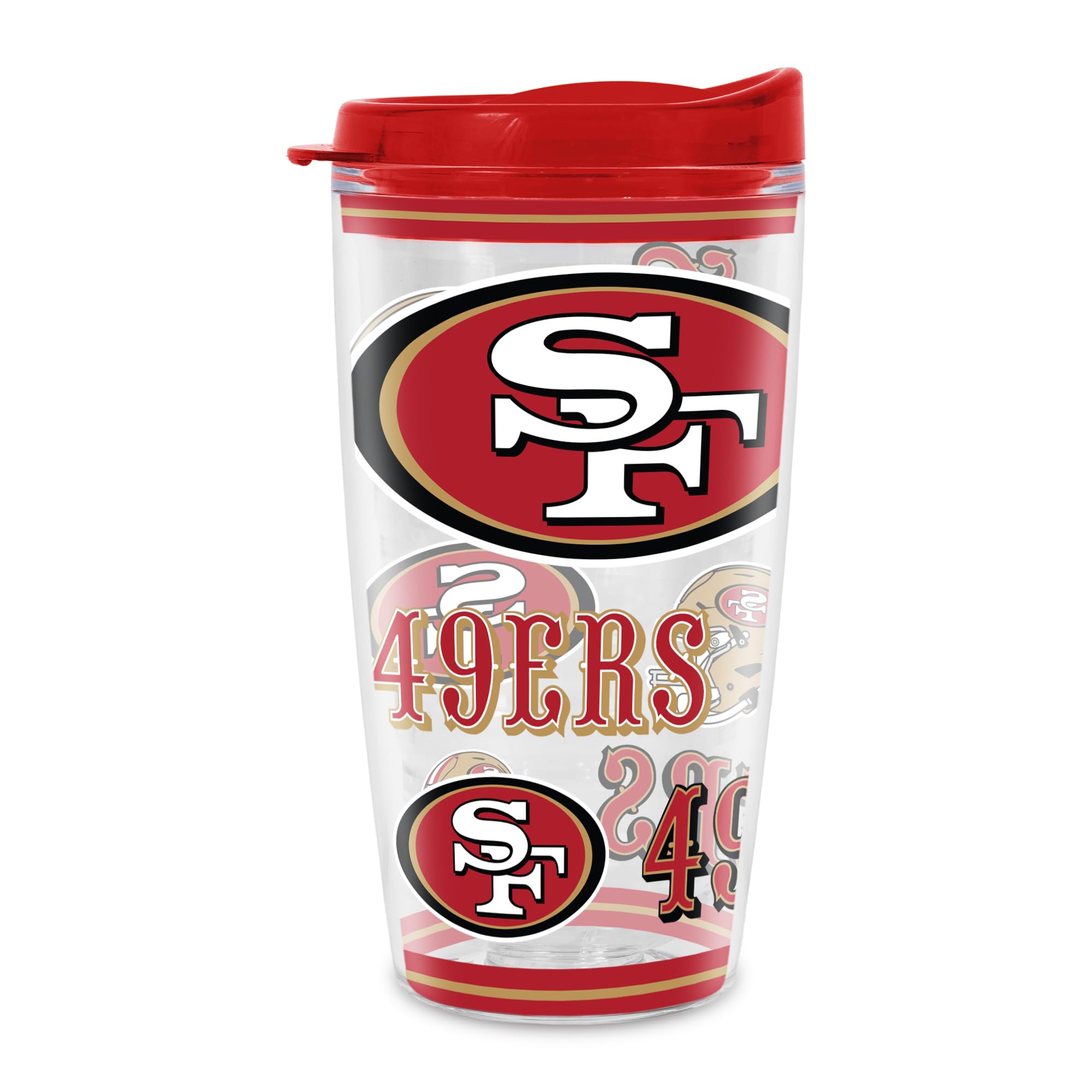 Rico Industries NFL Football Double Wall Mayhem 16oz Tritan Tumbler W Lid