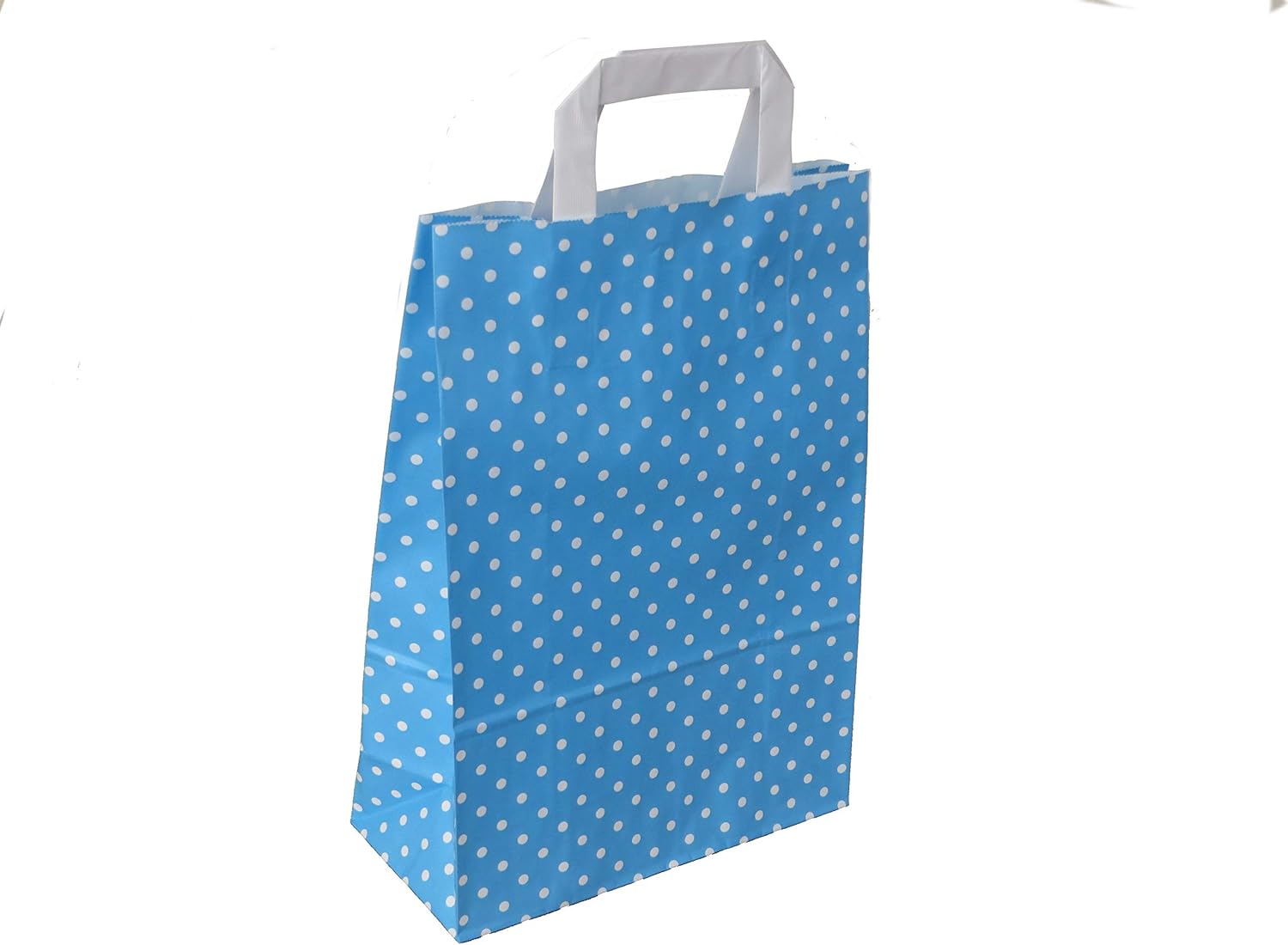 250 Umweltfreundliche Papiertragetaschen In Dunkelblau - 3 Größen Für Den Einzelhandel