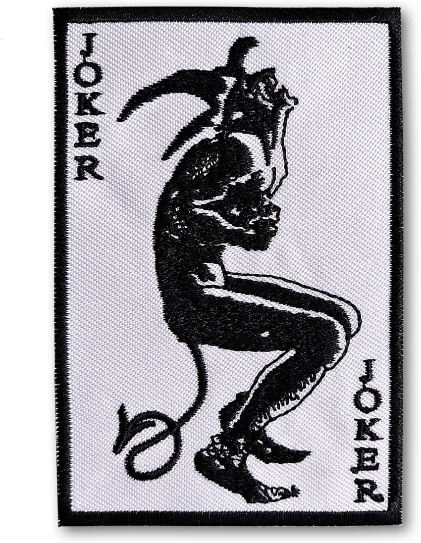 5 Pcs Poker Ace Vêtements Patch Iron-on Poker Carte Emblème