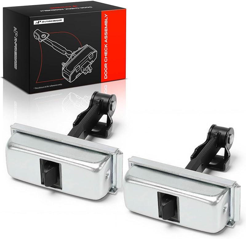 Limitador de porta dianteira A-Premium para Chevrolet, GMC e Cadillac – Conjunto com 2 unidades