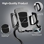 Upgraded Cup Holder Phone Mount for Car, Universal Adjustable Gooseneck [2026] Cell Phone Holder Stable & Anti-Shake Expandable Base for Car Truck SUV, Compatible with All Smartphones