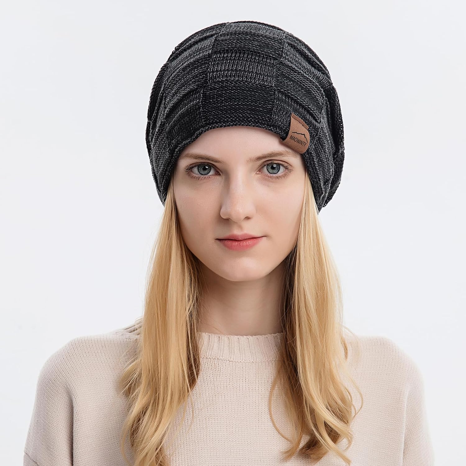 Beanie for Men and Women, Cuffed Knitted Fleece Lined Soft Warm Running Cycling Ski Hats Stocking Beanies Skull Cap - Image 4