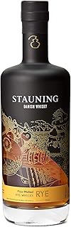 Stauning RYE Whisky - Danish Whisky - Double Distilled, Full Bodied, Handmade Whisky made from Rye & Barley with a Smooth and Fruity Finish, Distilled in Small Pot Stills - 3 years, 48% ABV, 1 x 70cl