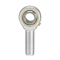 Vista 8 de uxcell POSB6 Rodamiento de extremo de varilla de 3/8 pulgadas de diámetro Pre-lubricado Rodamiento 3/8-24 rosca macho izquierda