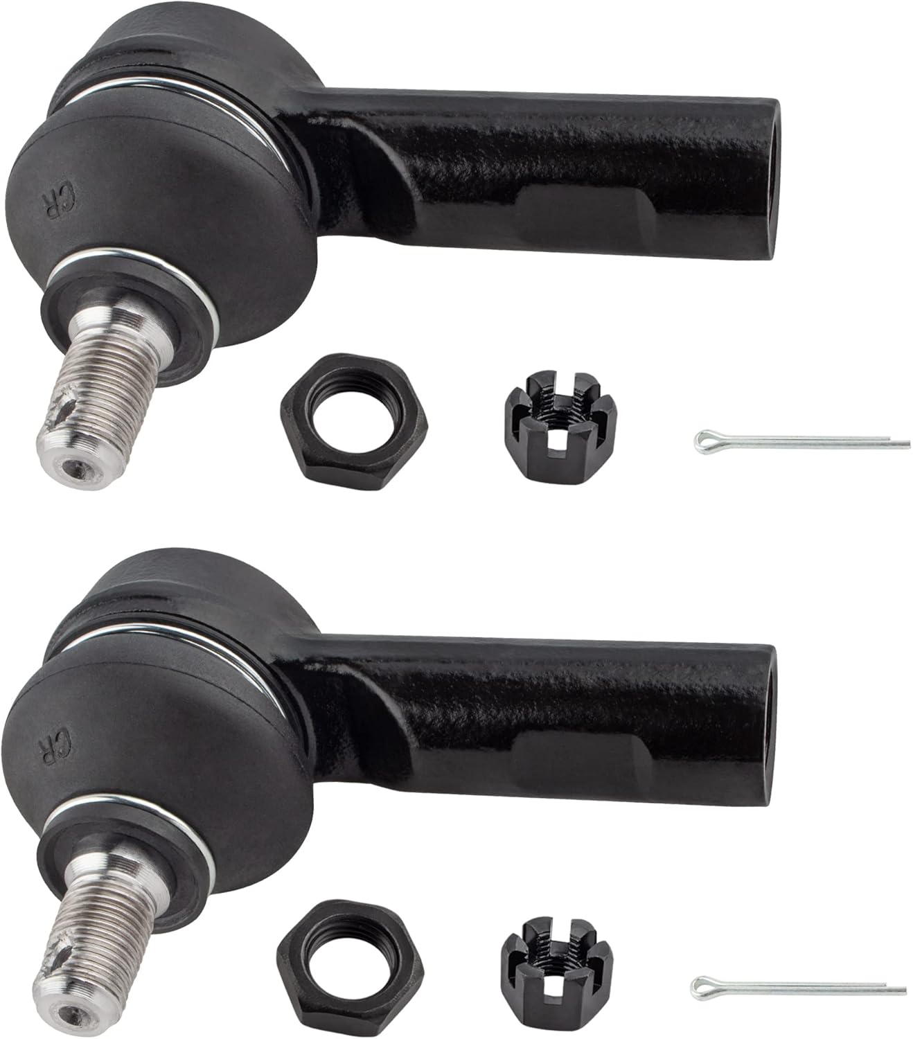 BOXI 2pcs Front Outer Tie Rod Ends Fit for Toyota Tacoma 1995 1996 1997 1998 1999 2000 2001 2002 2003 2004 (2WD/RWD ONLY - Excludes Pre-Runner) | ES80309