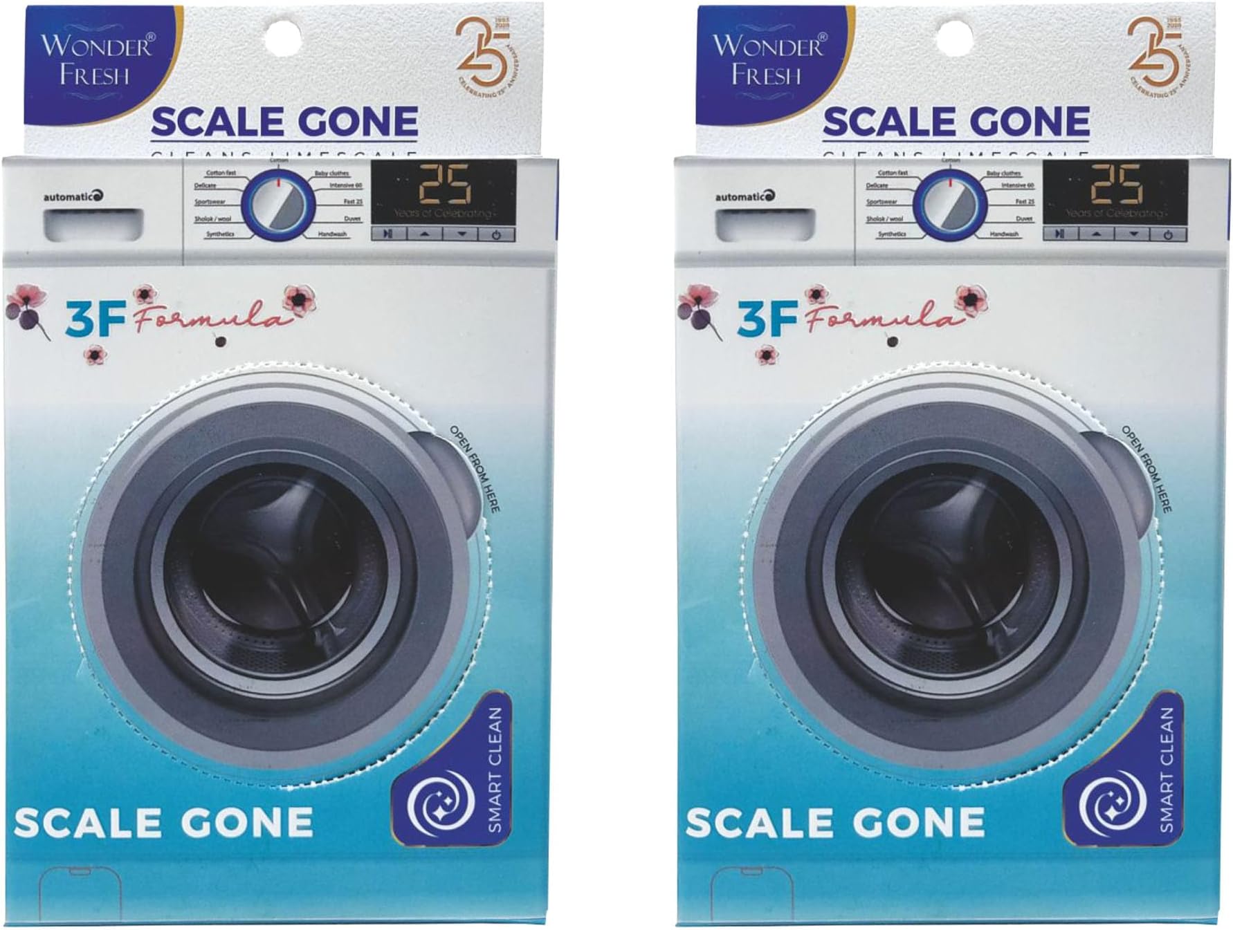 Scale Gone Washing Machine Cleaner Powder Pack of 2, 100GM Each | Hard Water Scale Removal | Easy to Use | 100% Safe | Compatible with All Type of Washing Machine Tub Cleaning Powder