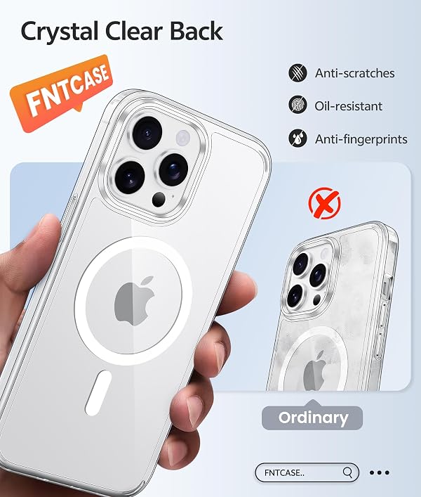 FNTCASE for iPhone 13 Pro Case, Fit for Magsafe, Screen Protector Clear by FNTCASE - Used condition - Image 6
